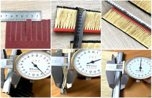 automatic flexible abrasive brush roller size guide