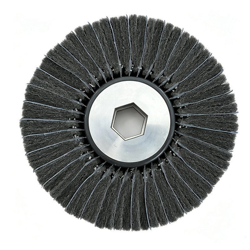 scouring pad & coated abrasive polishing roller for deburring customizable