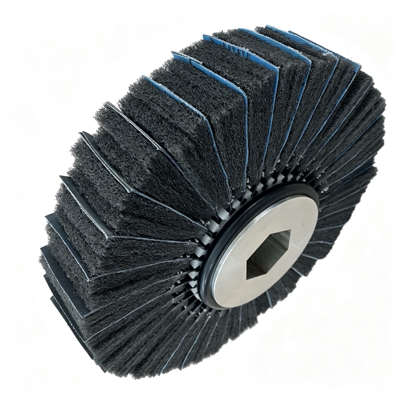 scouring pad & coated abrasive polishing roller for deburring
