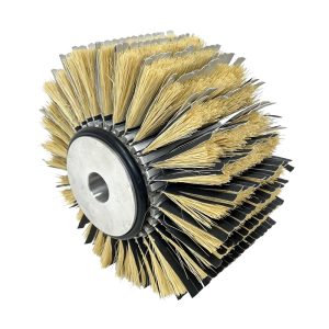automatic flexible abrasive brush roller